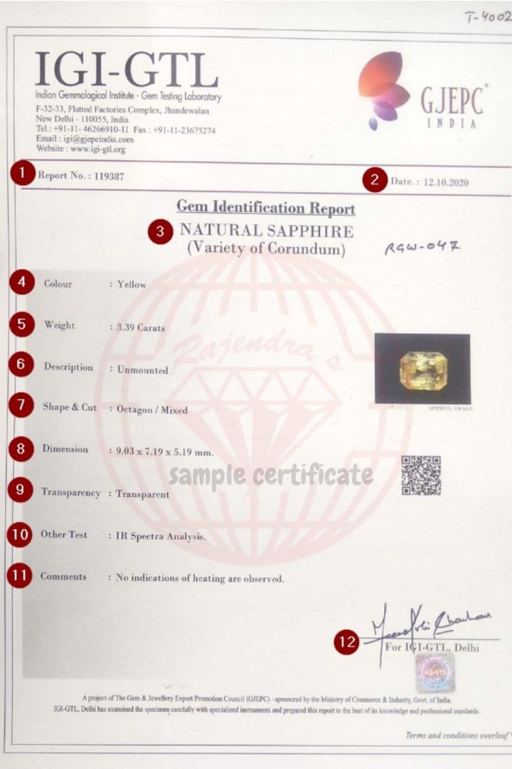 discover why a gemstone certificate is essential. learn how gemstone certification ensures authenticity, value, and quality for your precious stones.