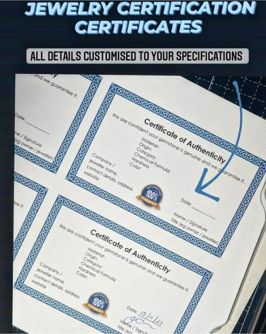 discover why a gemstone certificate is essential. ensure the authenticity and value of your precious stones with certified documentation from trusted professionals.